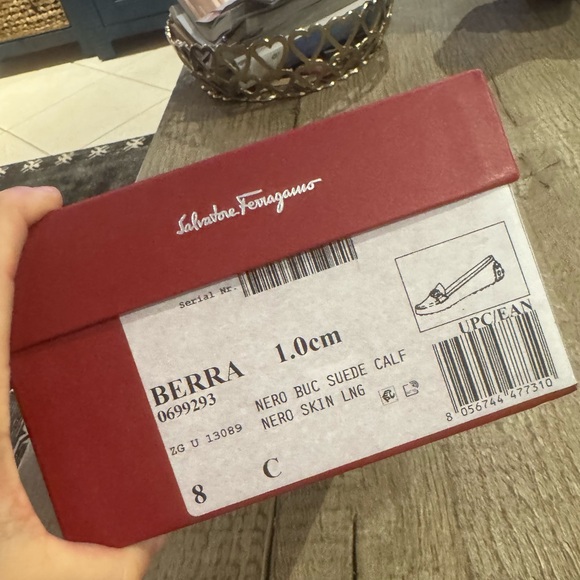 Ferragamo Berra Reversible Suede Driver Loafers. - Picture 8 of 8